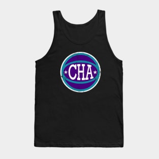 Charlotte Retro Ball - Purple Tank Top